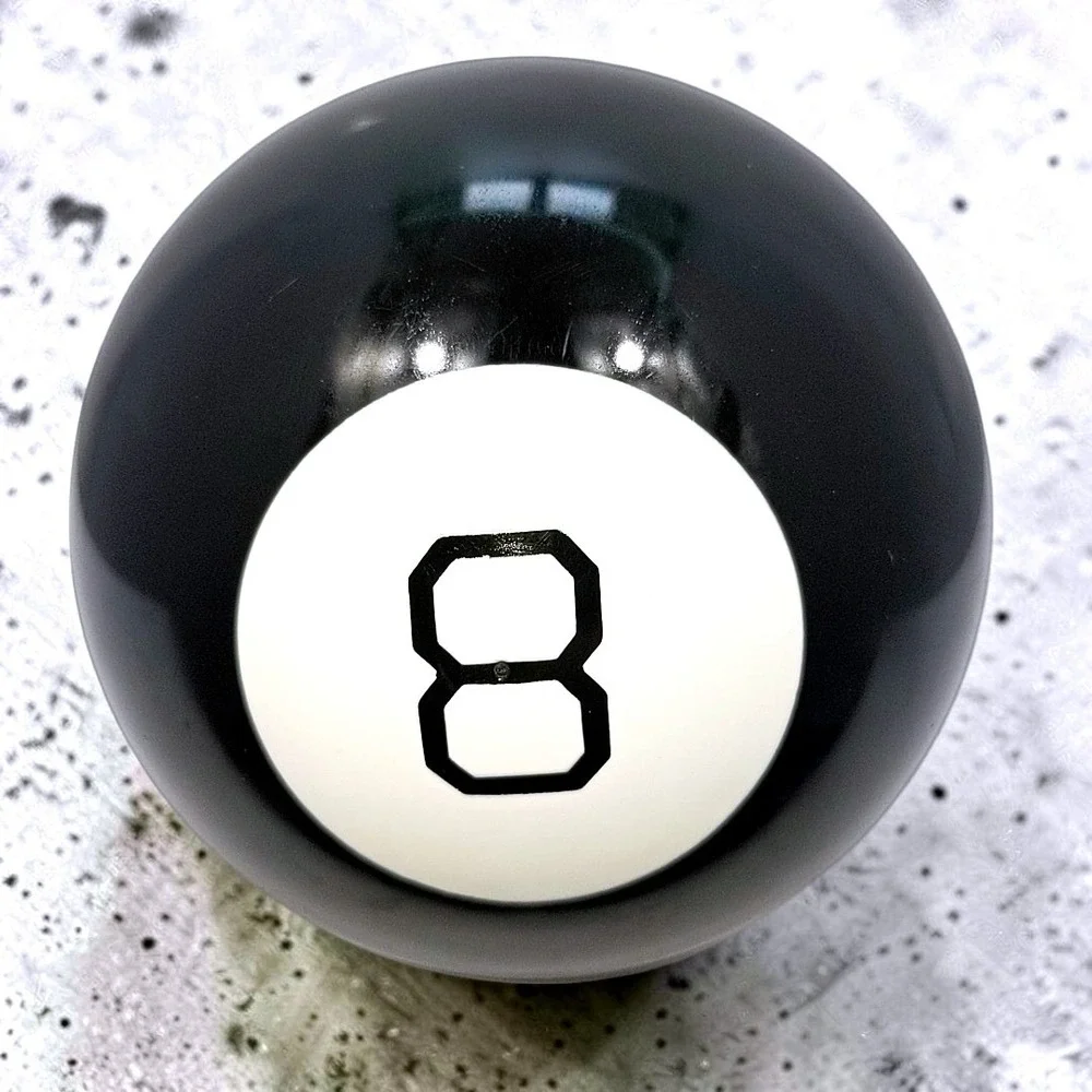 Mattel Magic 8 Ball Retro Novelty Fortune Teller Toy 30188 Black 2011 VTG Style